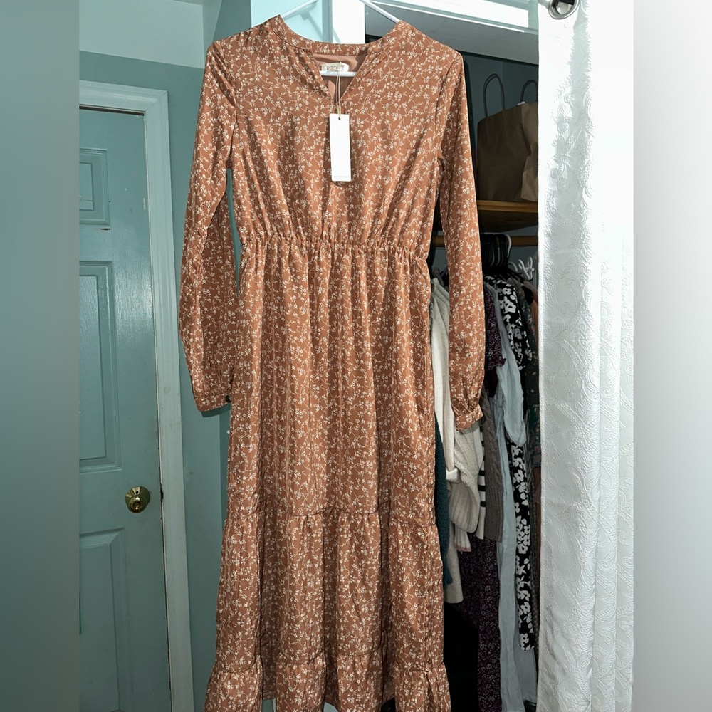 Roolee Floral Midi Dress